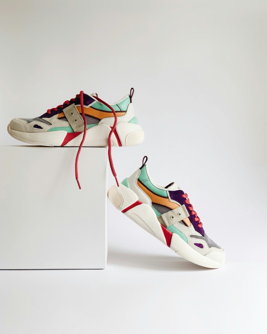 Colour-Block Chunky Sneakers