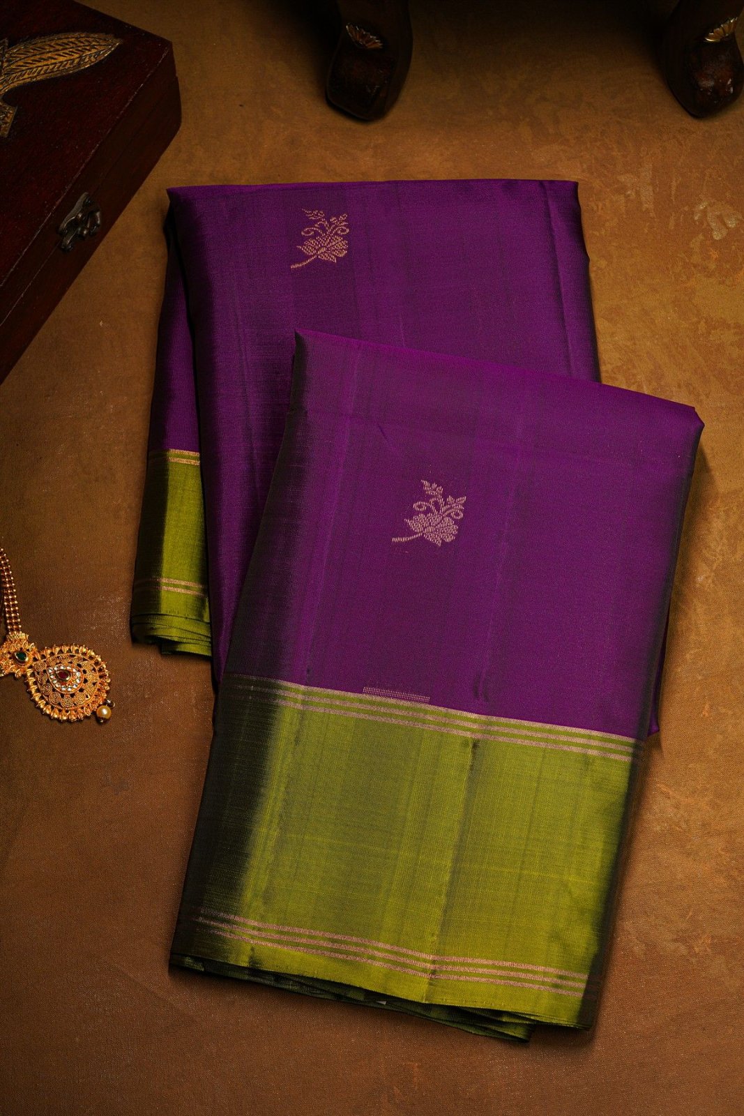 Mint Kanjivaram Silk Saree